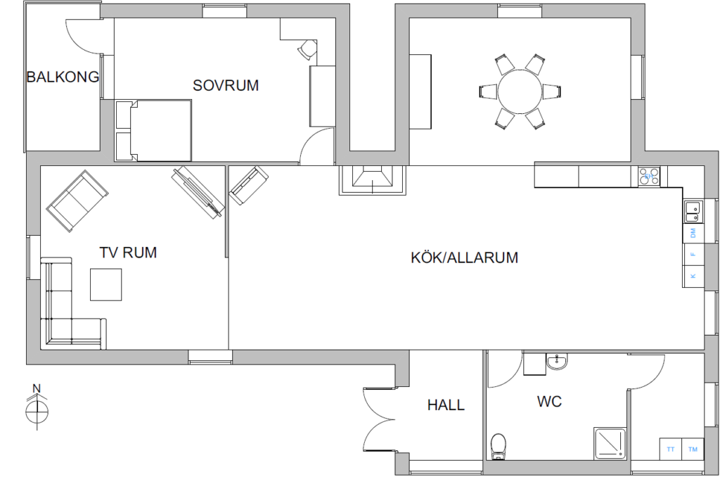 en av avao Många planritningar. detta är en öppen 5a med ett avgränsade matrum